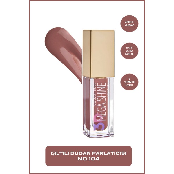 Lipgloss 3D Mega Shine 104