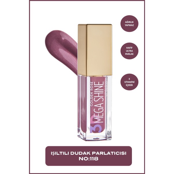 Lipgloss 3D Mega Shine 118