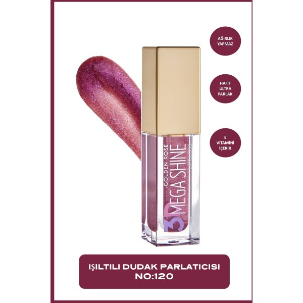 Lipgloss 3D Mega Shine 120