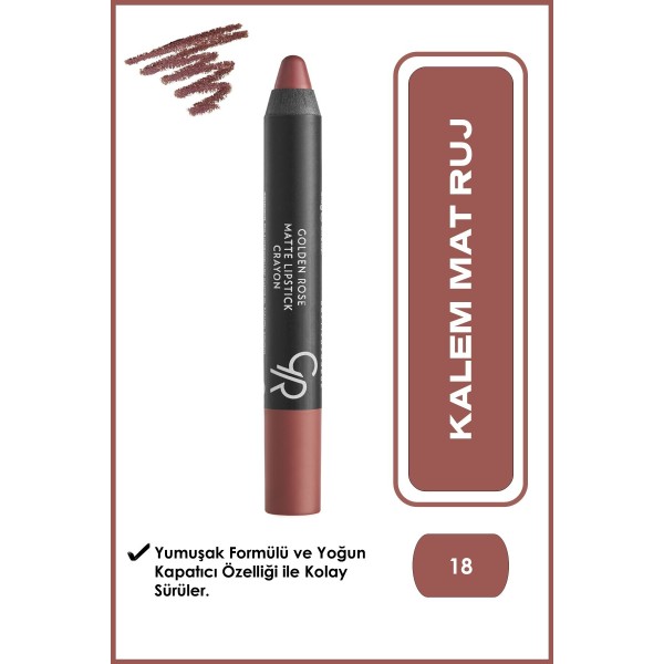 Lipstick Matte Crayon 018