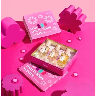 Bubblzz Trio perfumes set pink