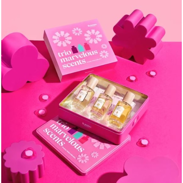 Bubblzz Trio perfumes set pink
