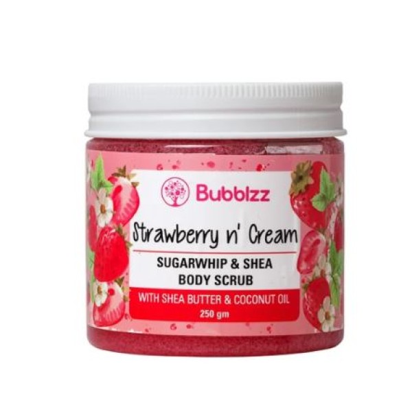 Strawberries & Cream Body Scrub 250gm