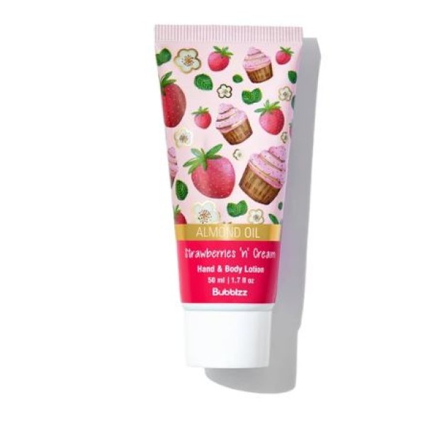 Strawberries & Cream Travel Size Hand & Body Lotion 50ml