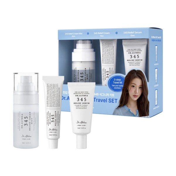 345 Travel Kit - Mist 60ml+Serum 15ml+Cream 15ml