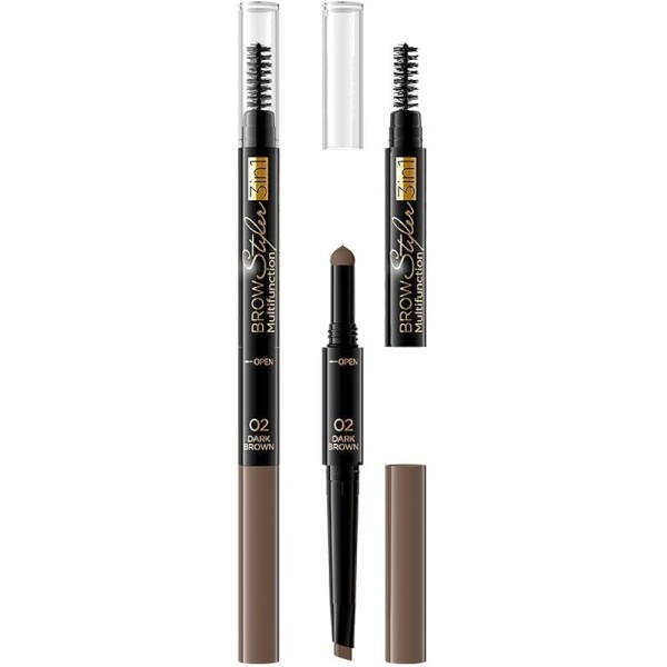 Eyebrow Styler Multifunction 3 in 1 - Dark Brown 02