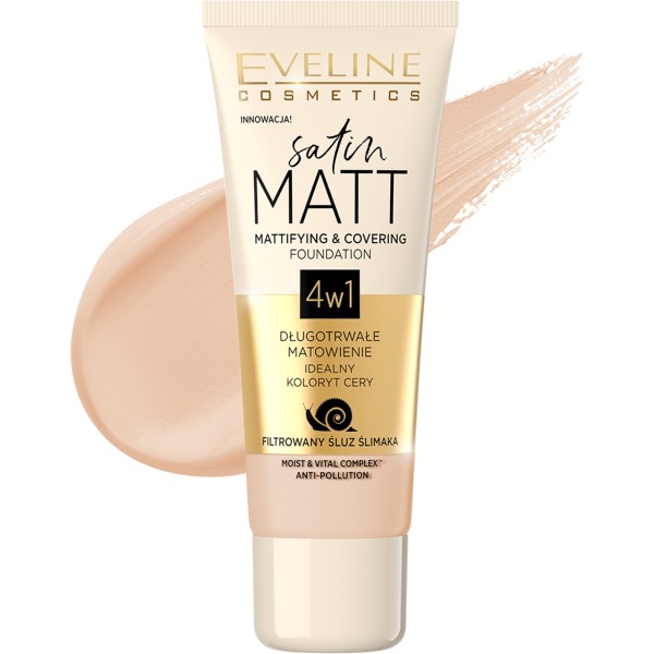Foundation Satin Matt Mattifying & Covering - 103 Natural