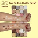 Eyeshadow Palette Naturals 32 Color - NTR004