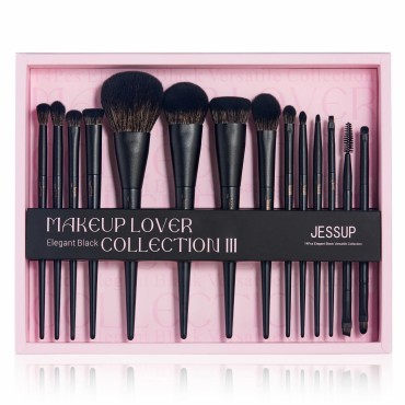 Matte Black Versatile Brush Set Collection (14pcs) – T336