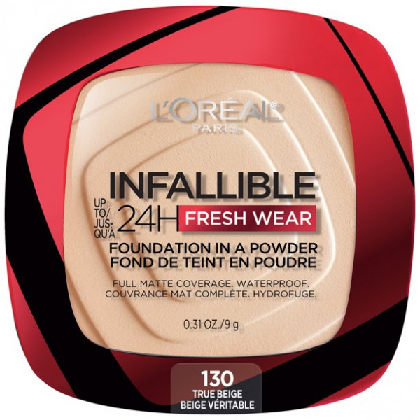 Infallible 24H Fresh Wear Foundation in a Powder 130 True Beige