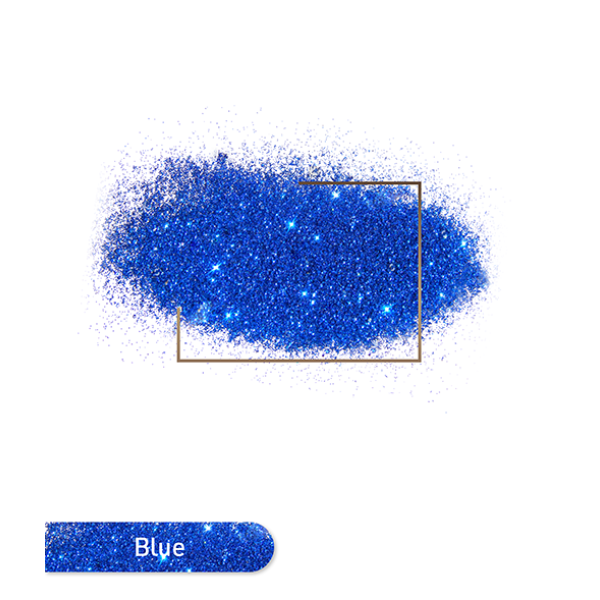 Nail Glitter Blue