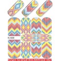 Nail Sticker N669