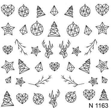 Nail Sticker N1163