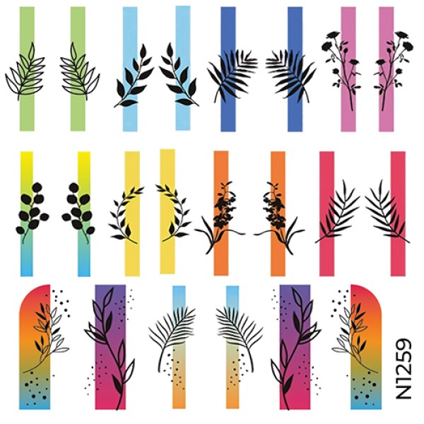 Nail Sticker N1259