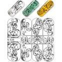 Nail Sticker N636