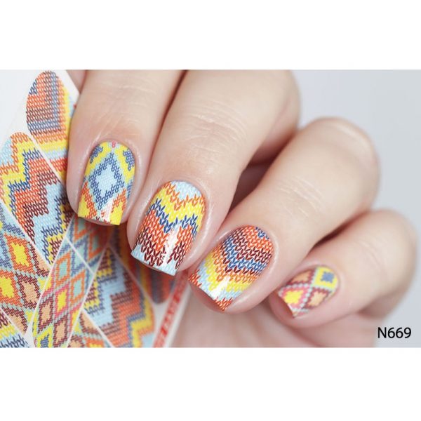 Nail Sticker N669