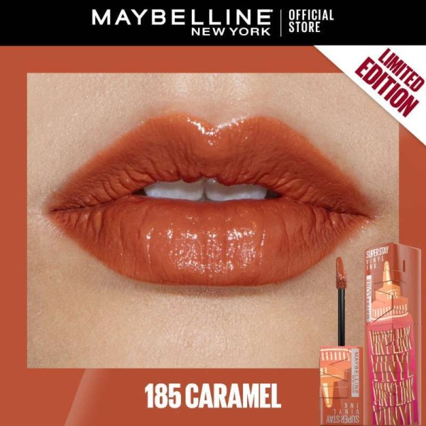 LIP Super Stay Vinyl Ink 185 Caramel