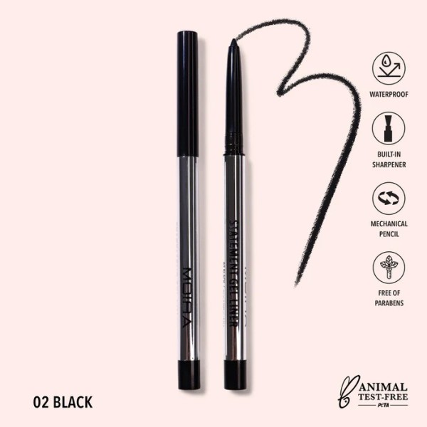 Eyeliner Gel Statement Waterproof (002, Black)