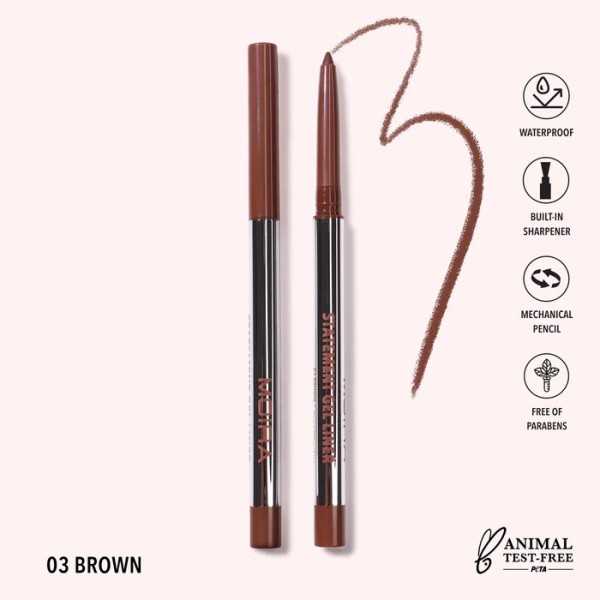 Eyeliner Gel Statement Waterproof (003, Brown)