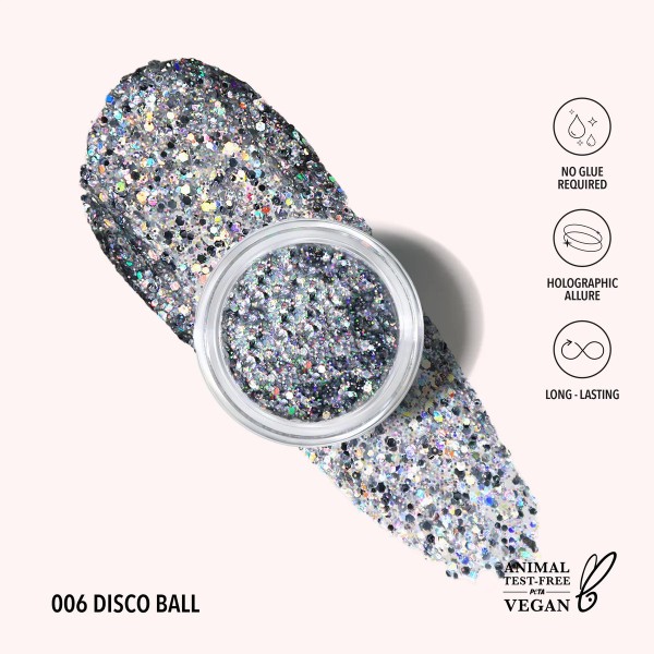 Glitter Gel Hologlam (006, Disco Ball)