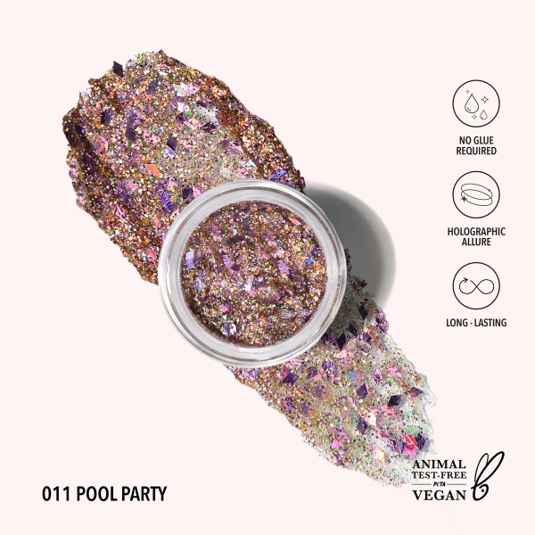 Glitter Gel Hologlam (011, Poly Party)