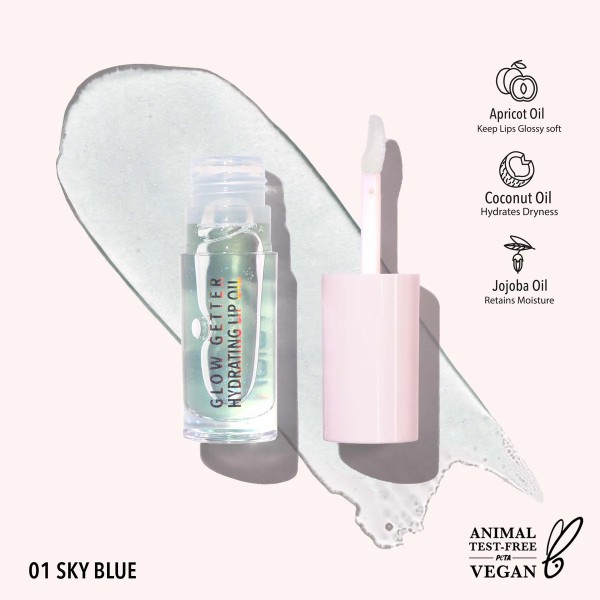 Lip Oil Glow Getter Hydrating  (001, Sky Blue)