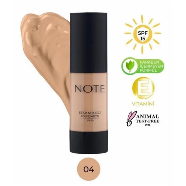 Foundation Detox Protect 04 Sand