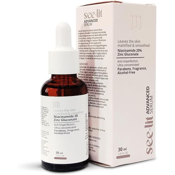 Advanced Serum Niacinamide 20% Zinc Gluconate 30ML