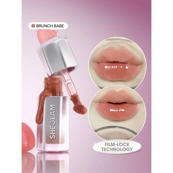 Lipgloss Glass Lock Air Gloss - Brunch Babe