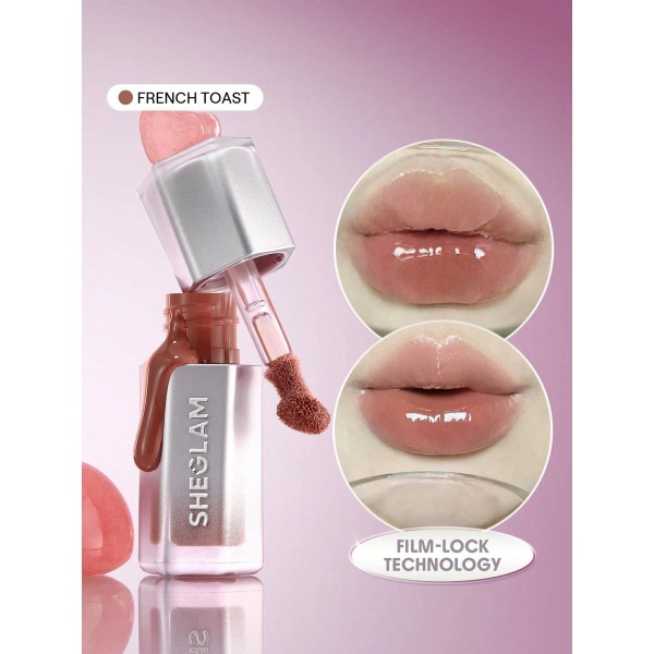 Lipgloss Glass Lock Air Gloss - French Toast