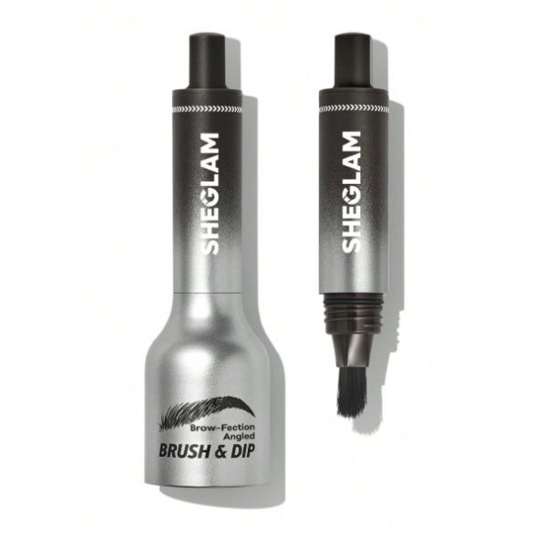 EyeBrow-Fection Angled Brush & Dip - Charcoal
