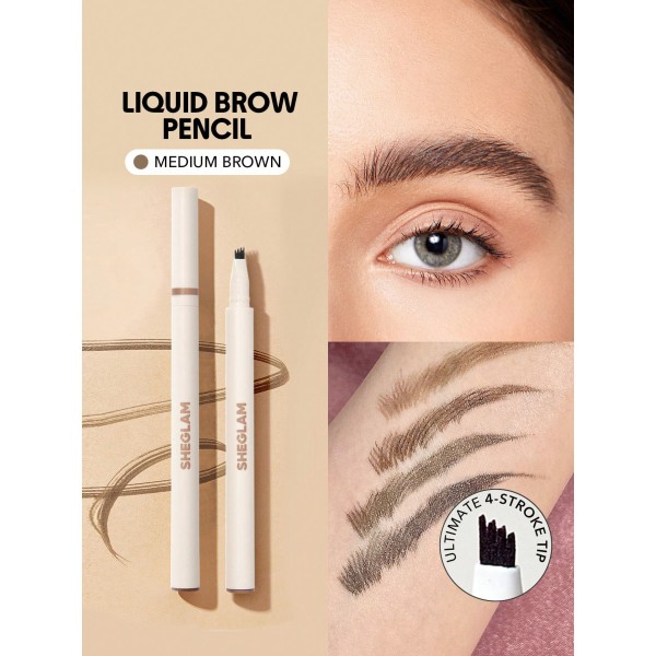 Eyebrow Pencil Liquid Feather Better - Medium Brown