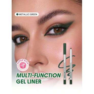 Eyeliner Gel Boldline Longwear Multi Function - Metallic Green
