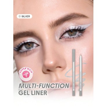 Eyeliner Gel Boldline Longwear Multi Function - Silver