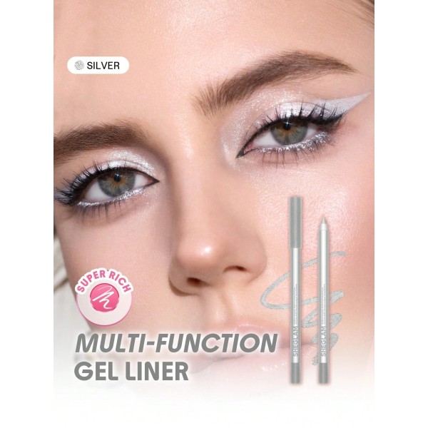 Eyeliner Gel Boldline Longwear Multi Function - Silver