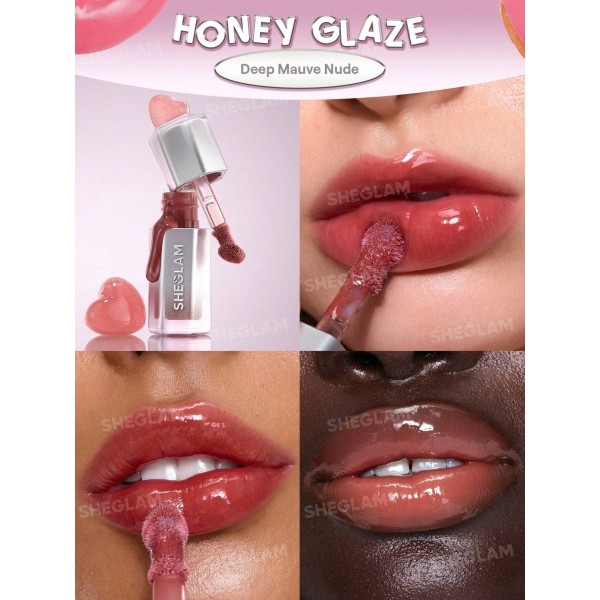 Lipgloss Air Glass Lock - Honey Glaze