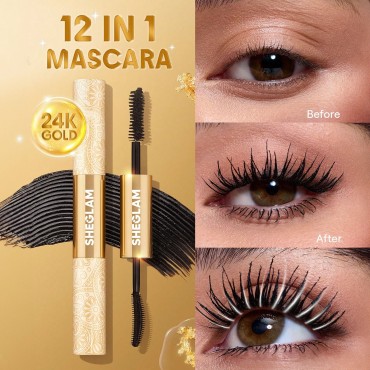 Mascara 24K Gold Waterproof