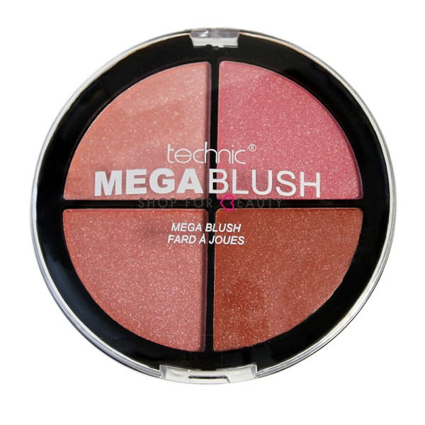 Mega Blush Quad Blusher Compact Palette