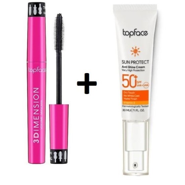 Mascara 3D Imension + Sun Protect Anti Shine
